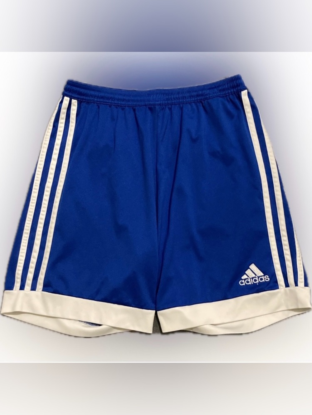 Adidas Royal Blue with White Accents 
Athletic Shorts Size M